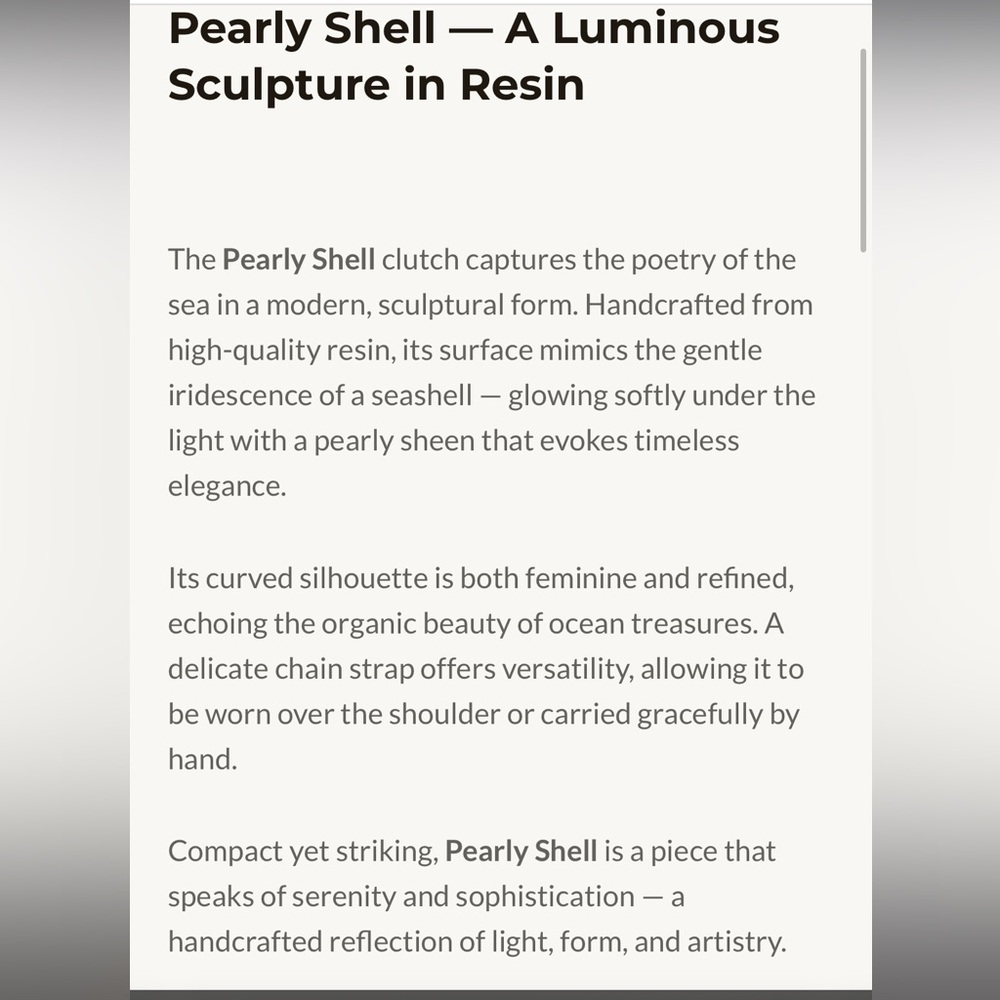 NEW - RAMLA Pearly Shell Clutch - Picture 4 of 11